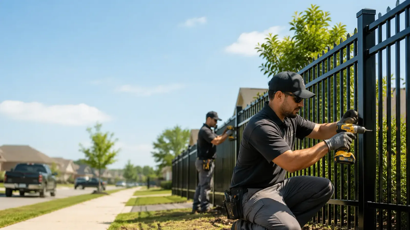 Metal Fence Installation in Honobia, OK